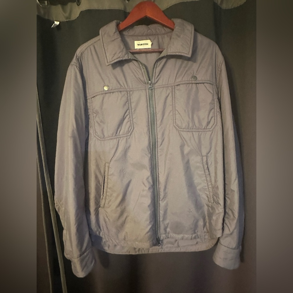 Taylor Stitch The Bushland Shirt Jacket in Ash Ripstop XL-44